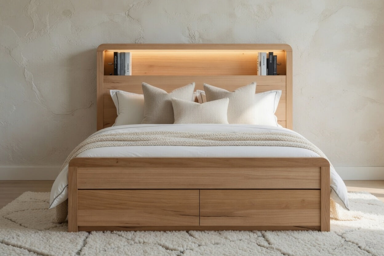 Irwin King Gas Lift Bed - Messmate