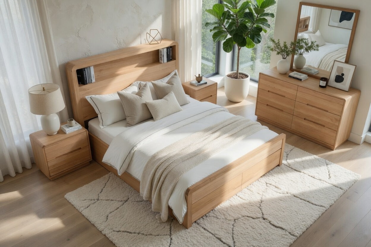 Irwin King Gas Lift Bed - Messmate