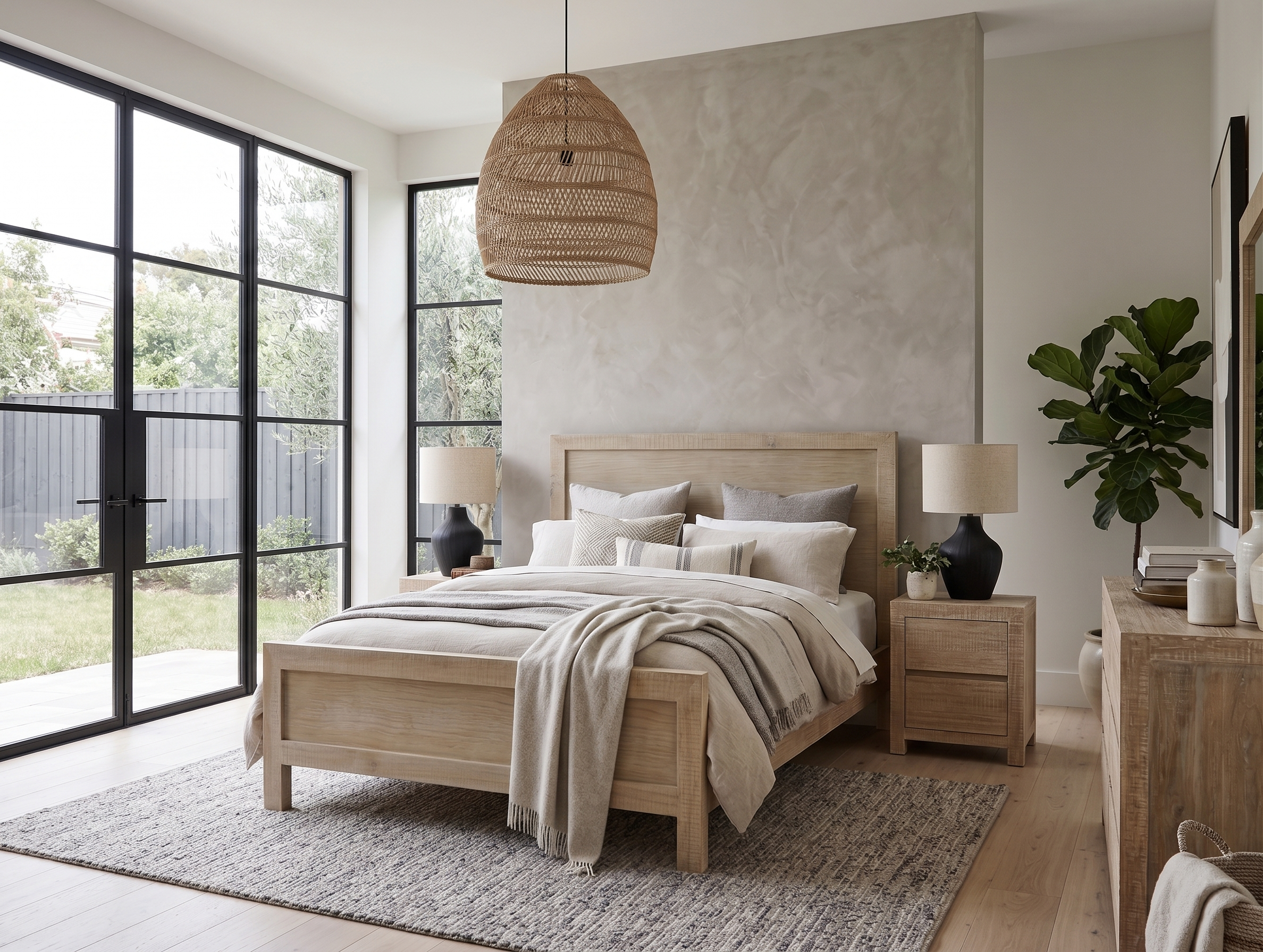 Lucas Panel Double Bed