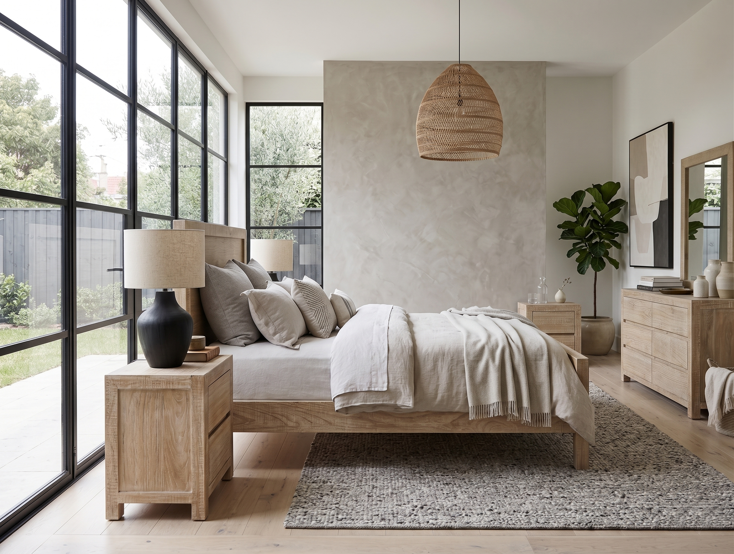 Lucas Panel Double Bed