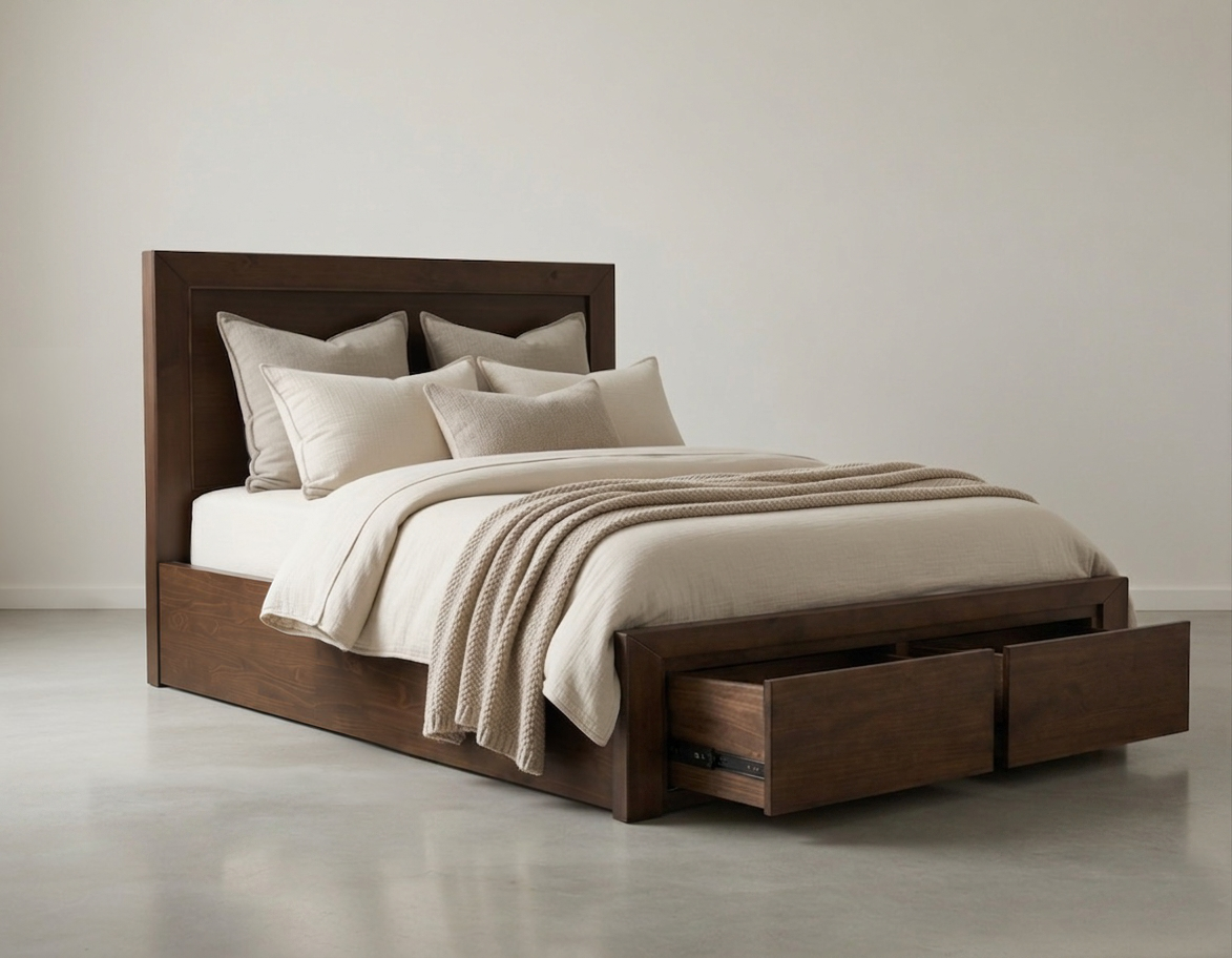 Madison King Bed with Drawers