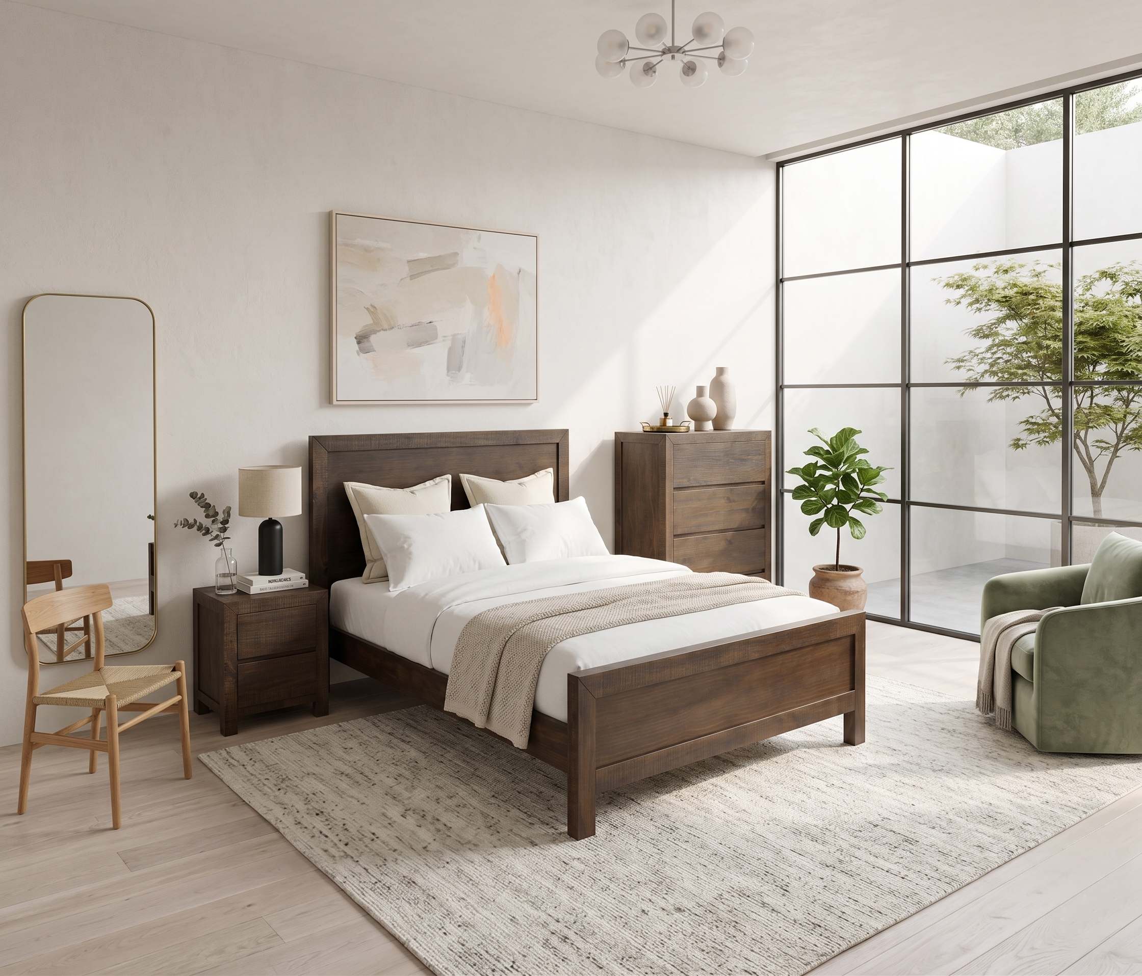 Oliver Panel Double Bed